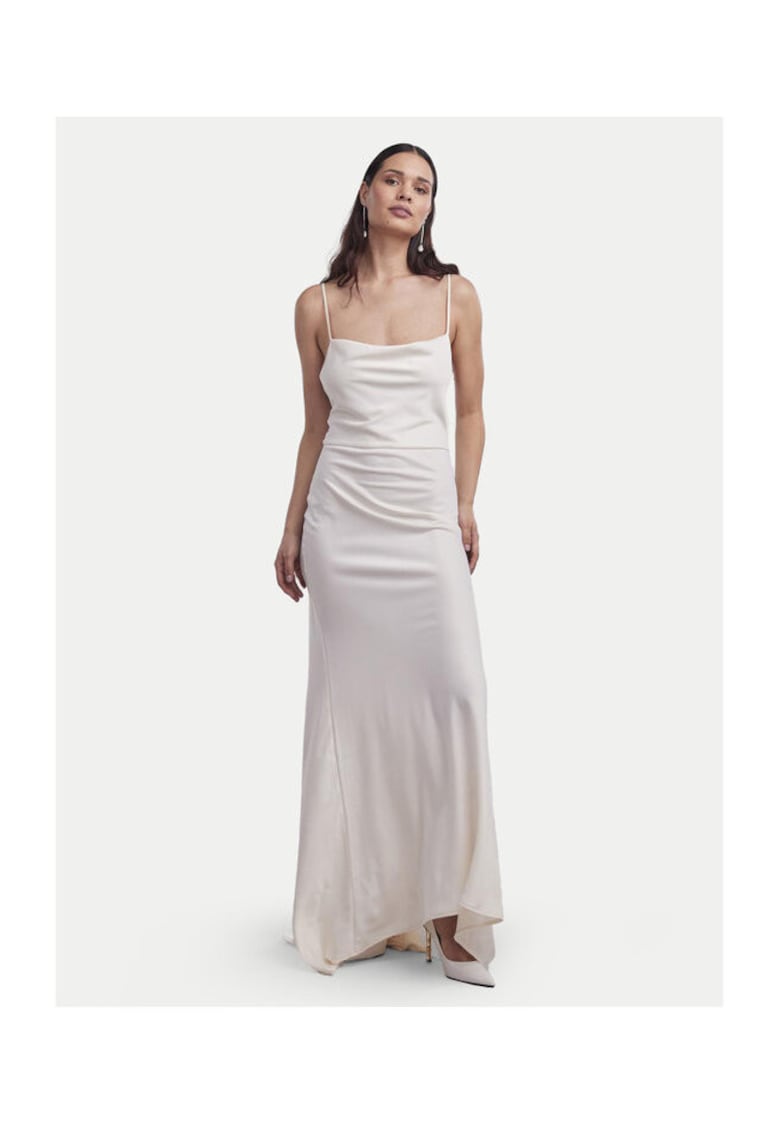 Rochie dama - 304435928 - Poliester reciclat/Poliester - Bej - Bej