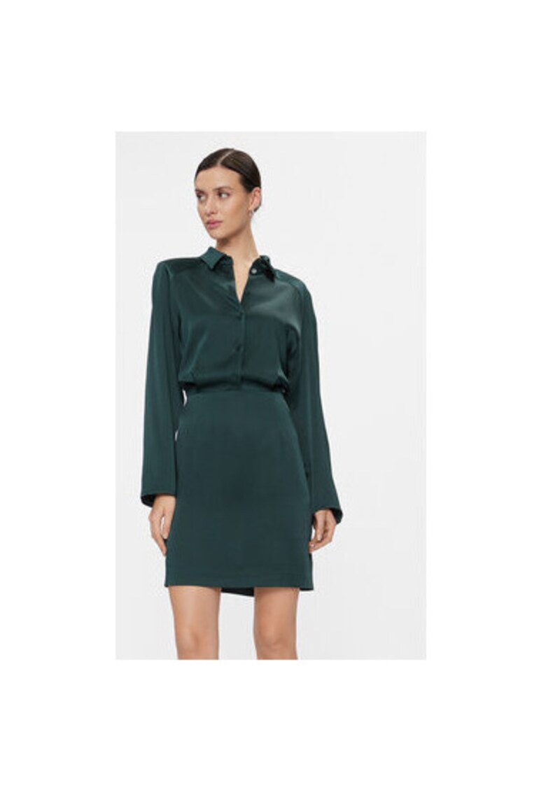 Rochie Dama - 303365363 - acetat - Viscoza - 40 - Verde - Verde