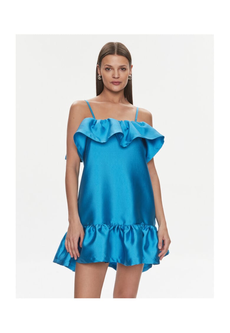 Rochie dama - 303614317 - Poliester - Albastru - Albastru