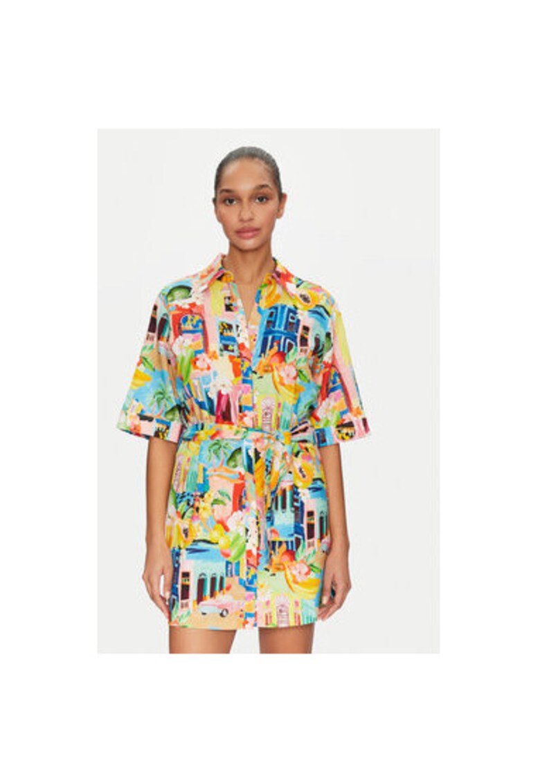 Rochie dama - 305002327 - In/Viscoza - Multicolor