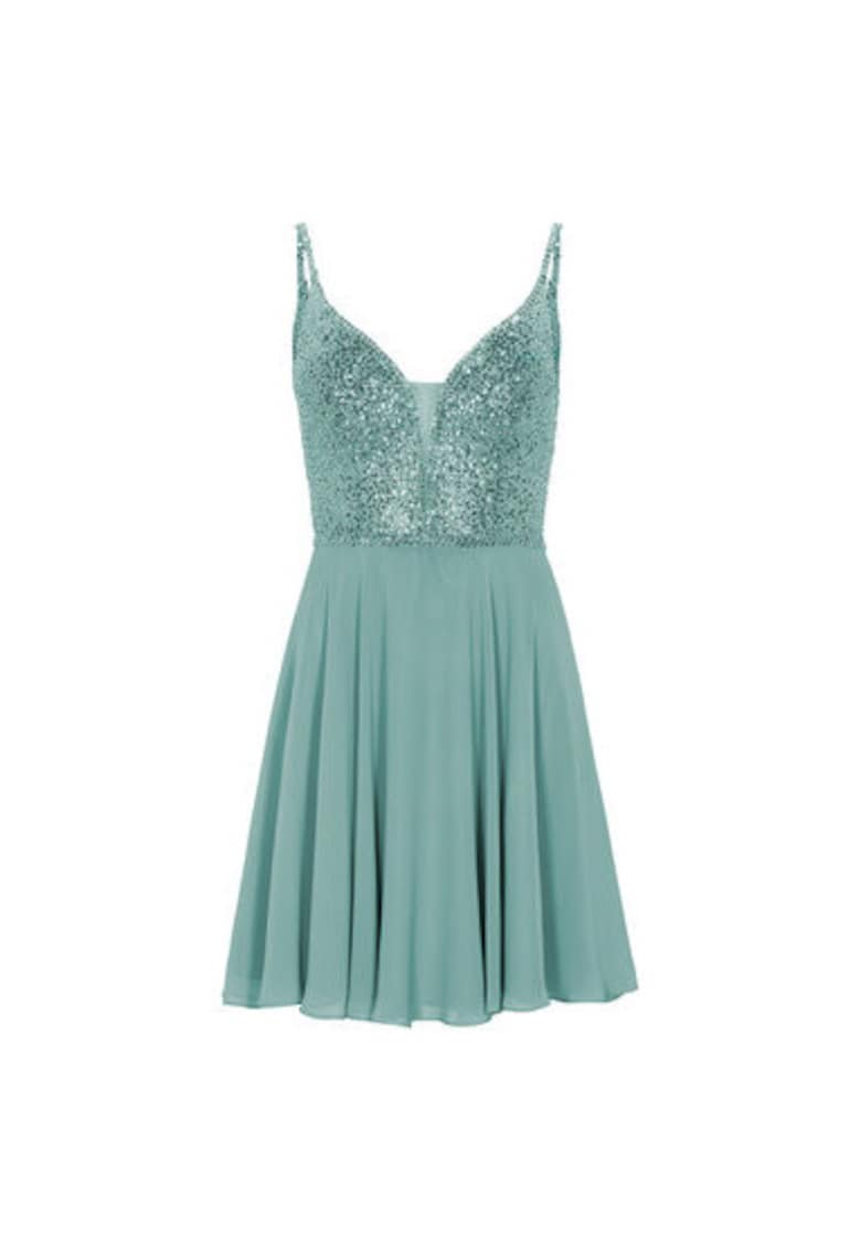 Rochie dama -  302950638 - Poliester - Verde Rochie dama -  302950638 - Poliester - Verde