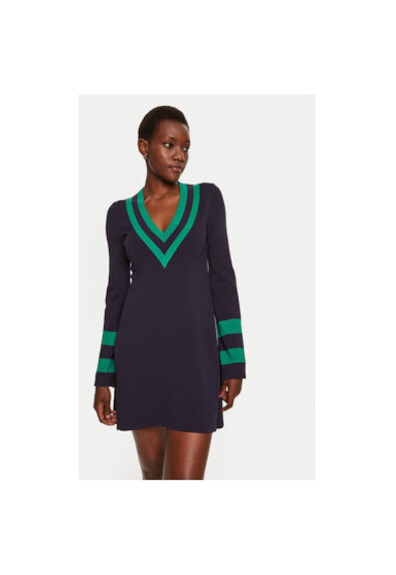 Rochie dama -  304548970 - Viscoza/Poliamida - Albastru