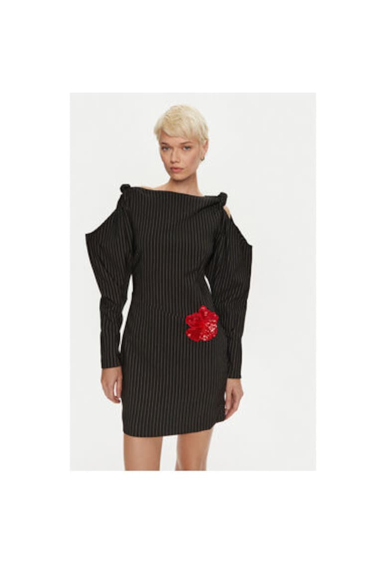 Rochie dama -  304473098 - Viscoza/Poliester - Negru