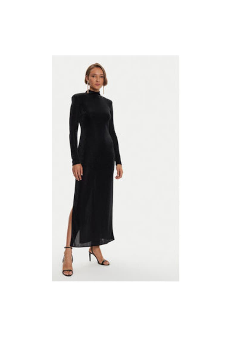 Rochie dama - 304361616 - Poliamida/Fibre metalice - Negru - Negru