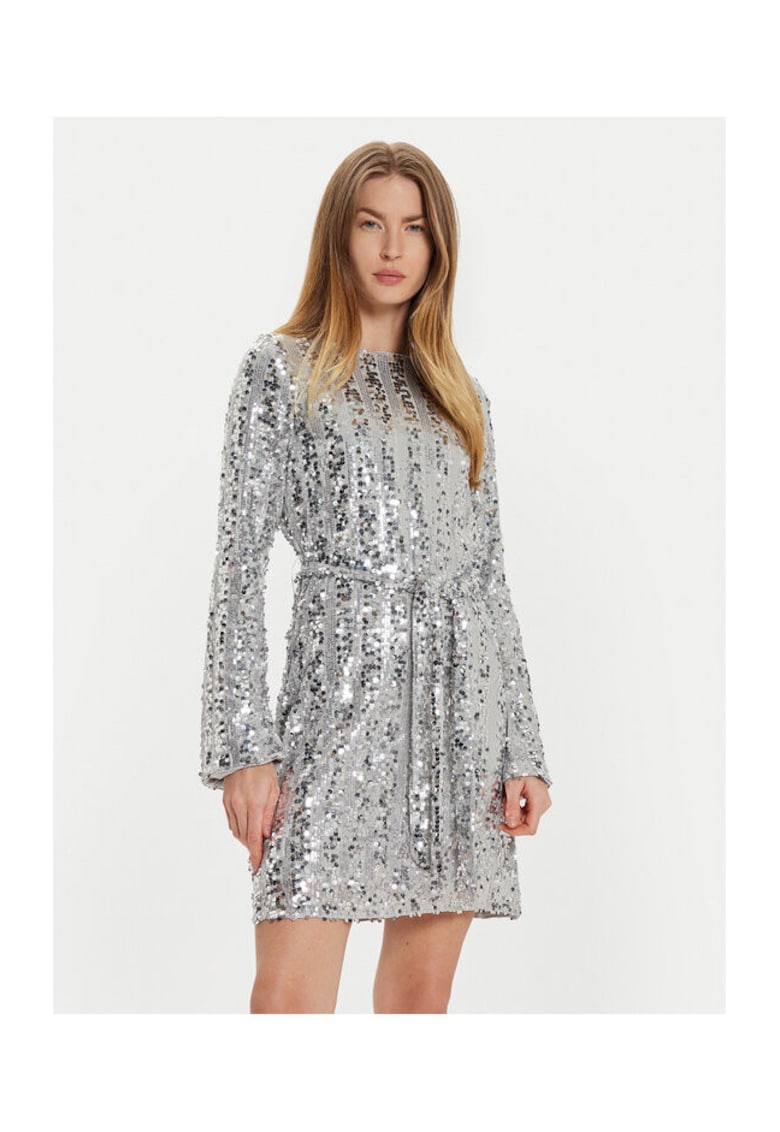 Rochie dama - 304520358 - Poliester - Argintiu - Argintiu