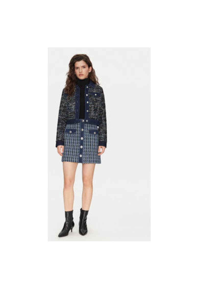 Fusta dama - 305253071 - Poliester/Acril - Albastru Fusta dama - 305253071 - Poliester/Acril - Albastru