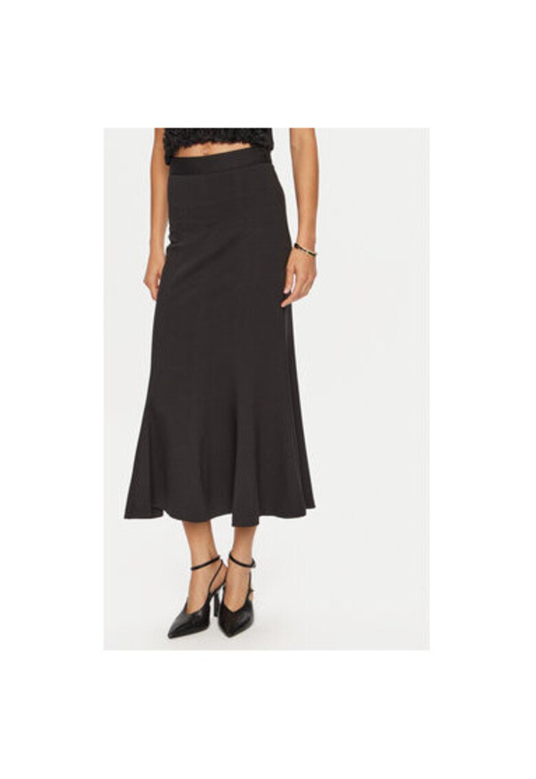 Fusta dama - 304891182 - Viscoza/Poliamida - Negru - Negru
