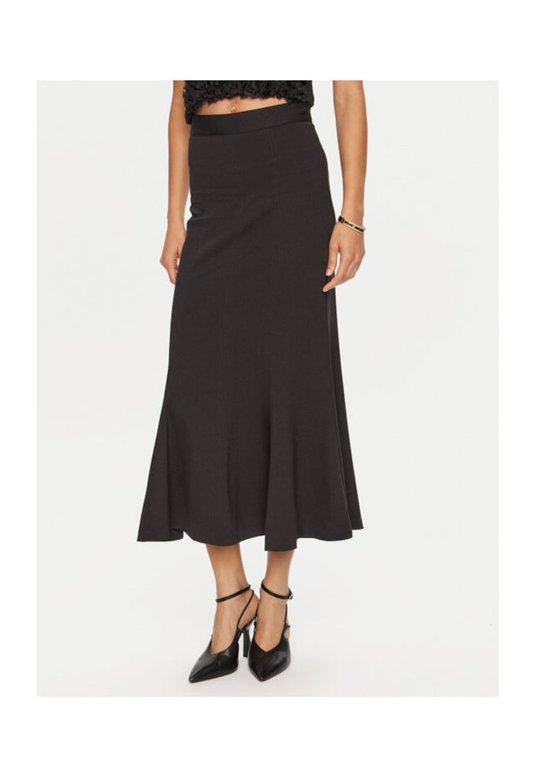 Fusta dama - 304891182 - Viscoza/Poliamida - Negru - Negru