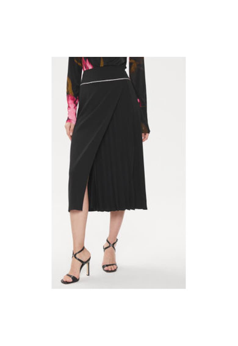 Fusta dama - 304370854 - Poliester - Negru