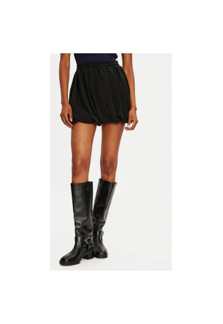 Fusta dama - 304875618 - Poliester - Negru - Negru