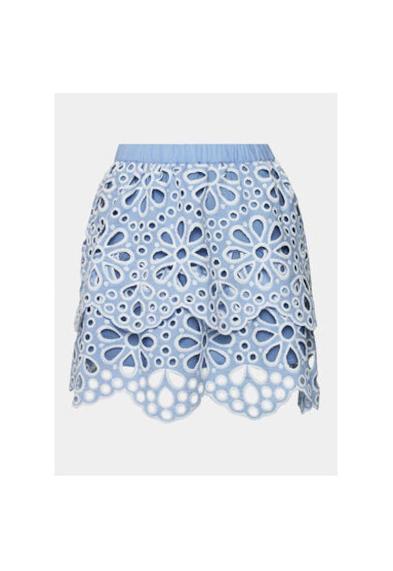 Fusta dama - 303614492 - Bumbac - Albastru