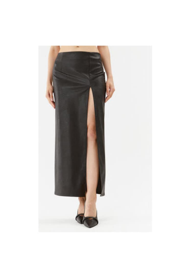 Fusta dama - 303502157 - Viscoza - Negru