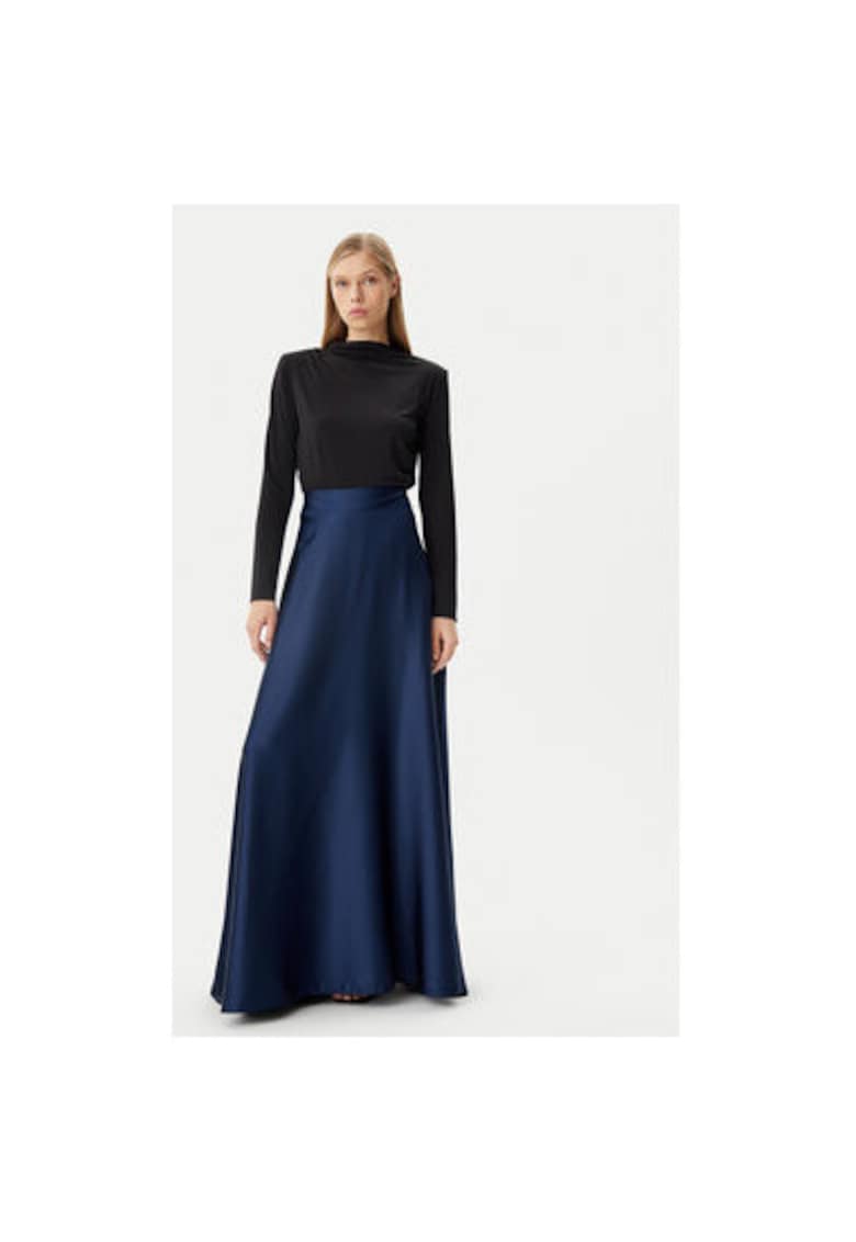 Fusta dama - 305318282 - Poliester - Albastru - Albastru