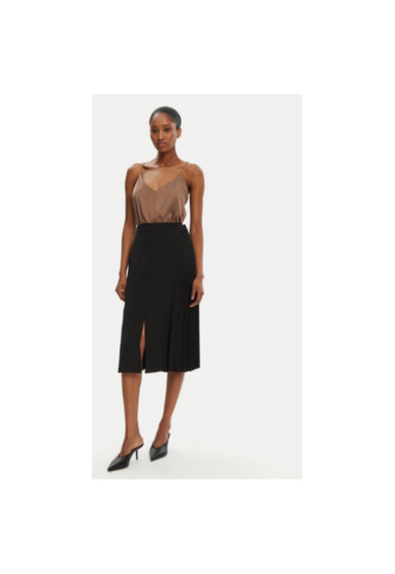 Fusta dama - 305265494 - Poliester - Negru - Negru