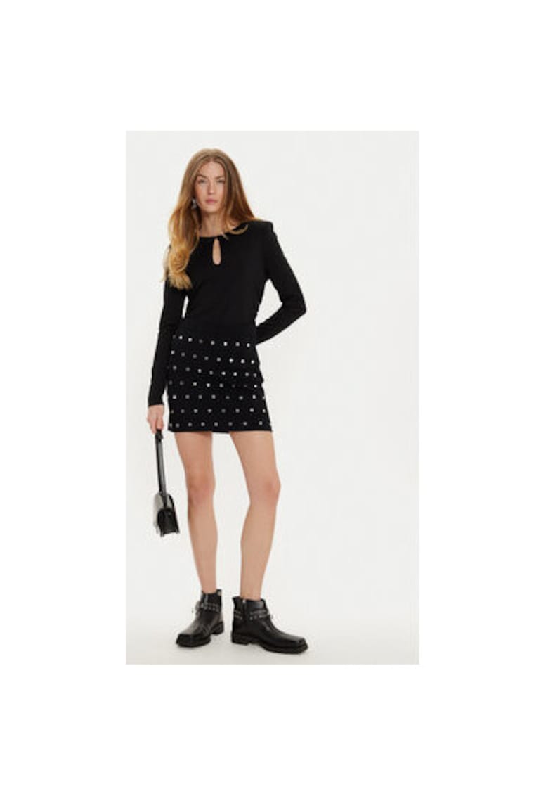 Fusta dama -  304295126 - Viscoza/Nylon - Negru