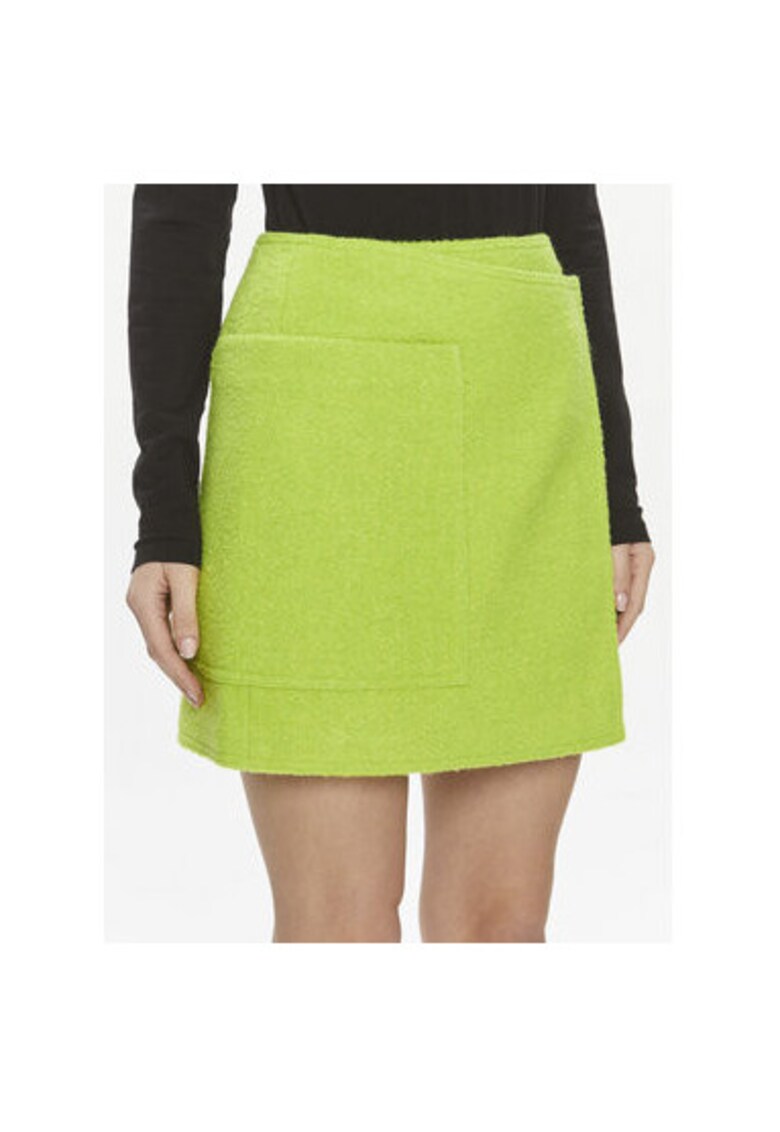 Fusta dama - 303646554 - Poliester/Lana - Verde - Verde