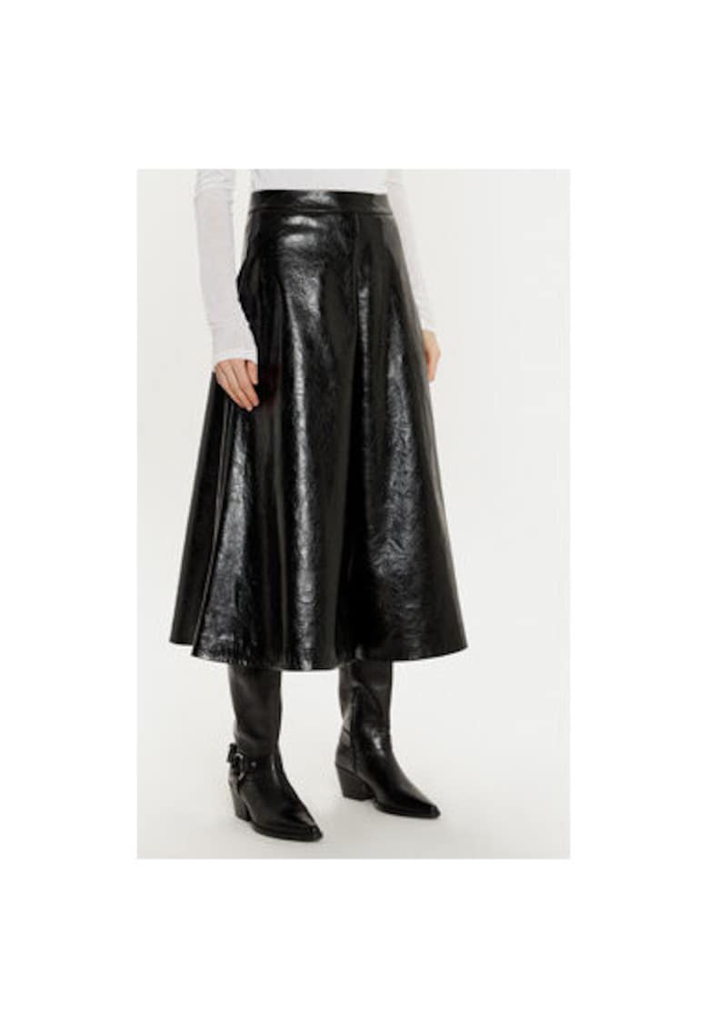 Fusta dama -  304295195 - Piele ecologica - Negru