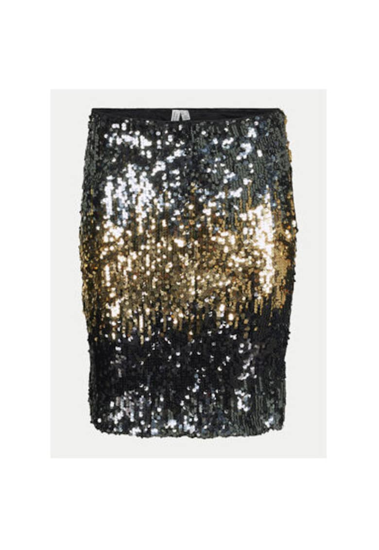 Fusta dama - 304520181 - Poliester - Negru - Negru