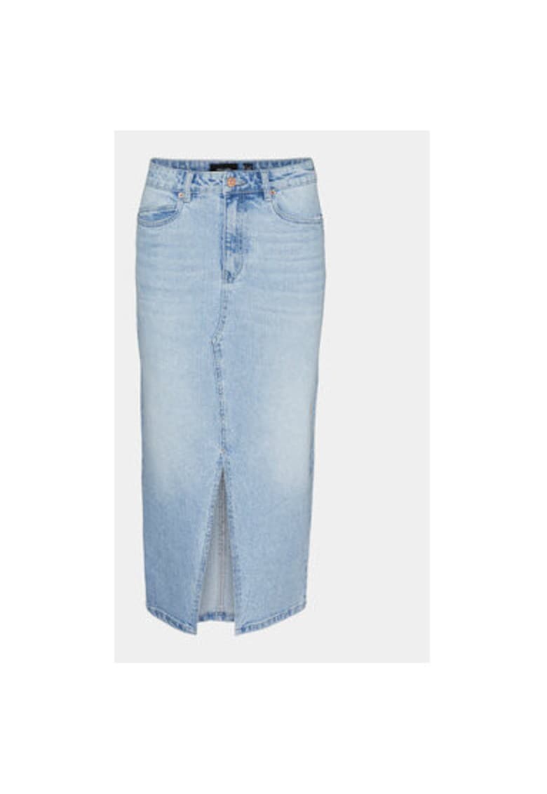 Fusta dama - 303613792 - Bumbac/Bumbac - XL INTL - Albastru