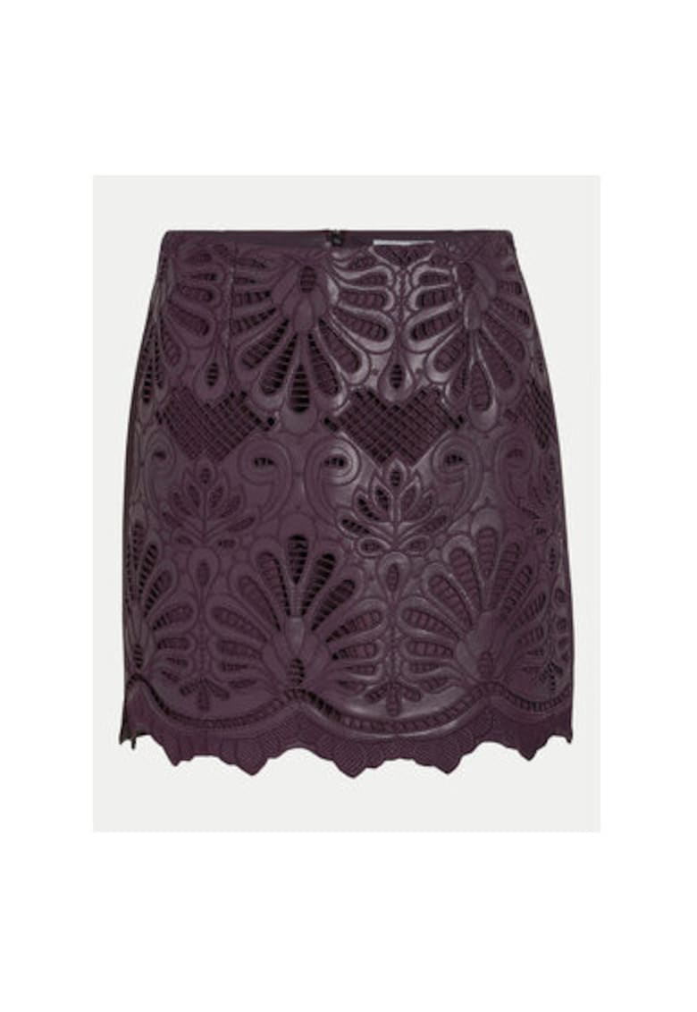 Fusta dama -  304768682 - Piele ecologica - Violet