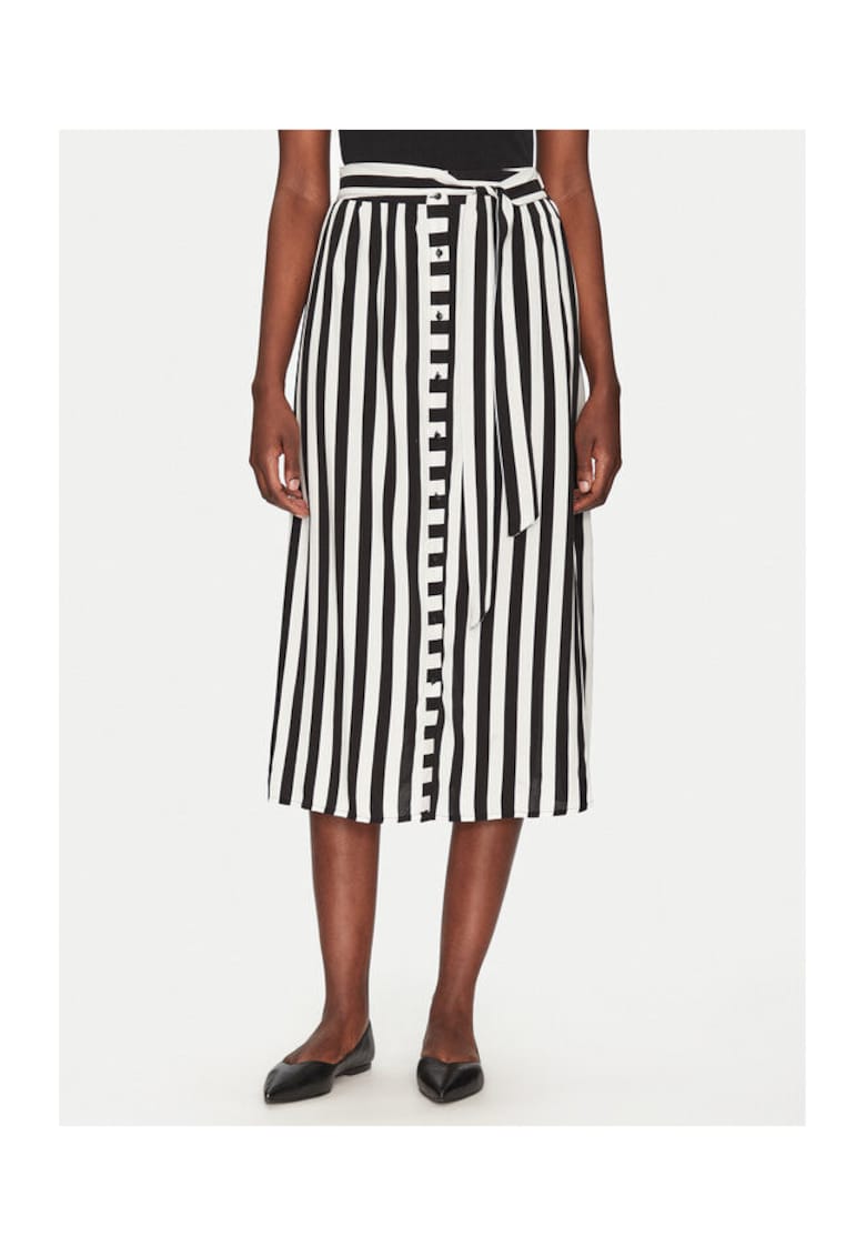 Fusta dama - 304929069 - Viscoza - Negru - Negru