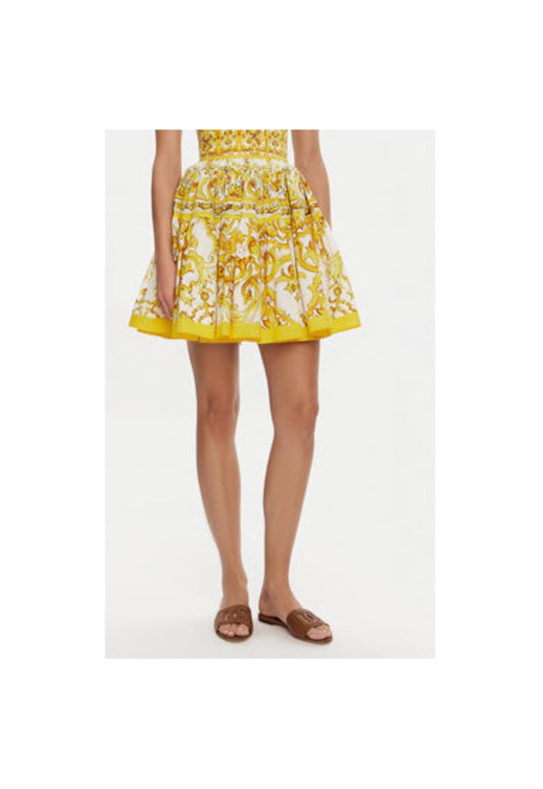 Fusta Dama - 305315366 - Bumbac - Galben Fusta Dama - 305315366 - Bumbac - Galben