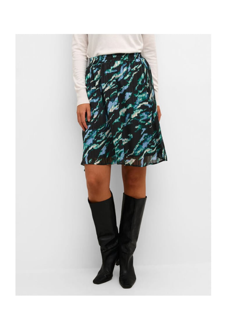 Fusta Dama - 304099281 - Poliester - Verde - Verde