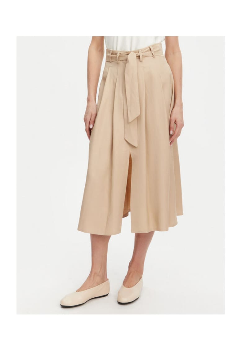 Fusta Dama - 305298966 - Viscoza - In - Bej - Bej