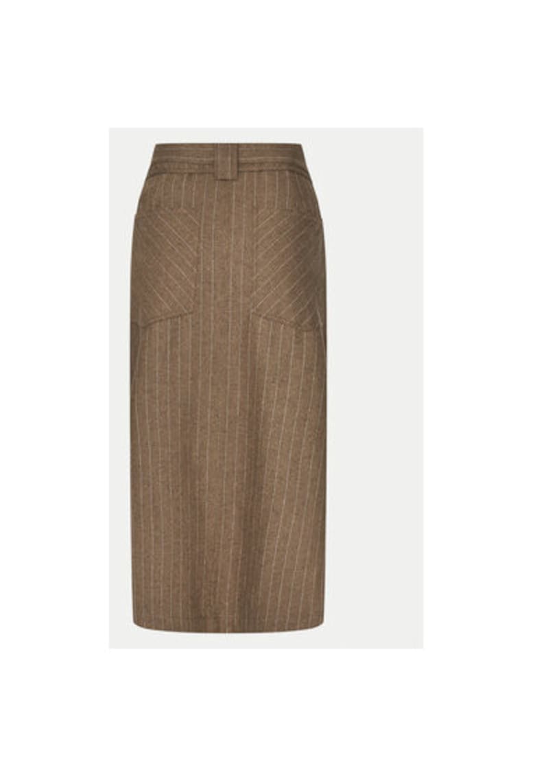 Fusta Dama - 305191793 - Viscoza - Poliester - 36 - Maro