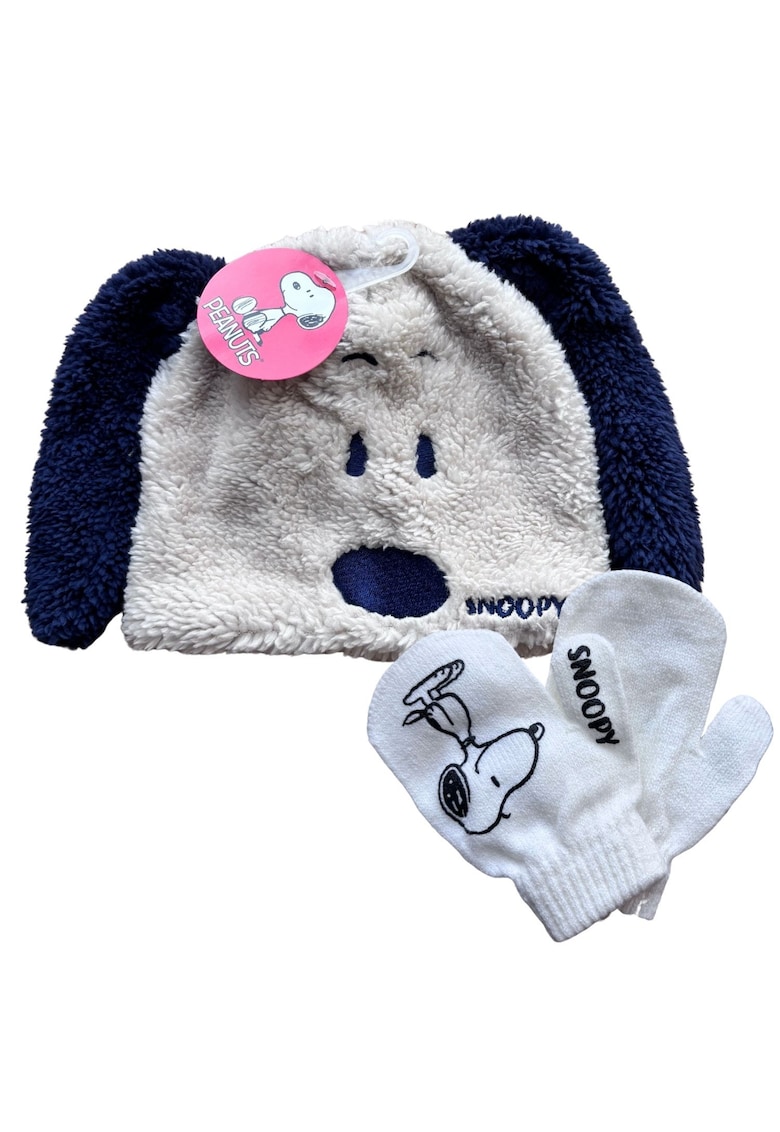 Set caciula si manusi  gri