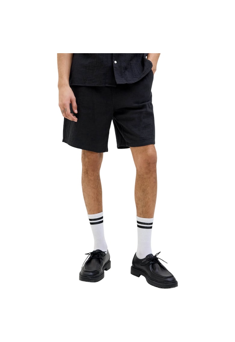 Short JACK &JONES Aiden Patras 42743 - Negru