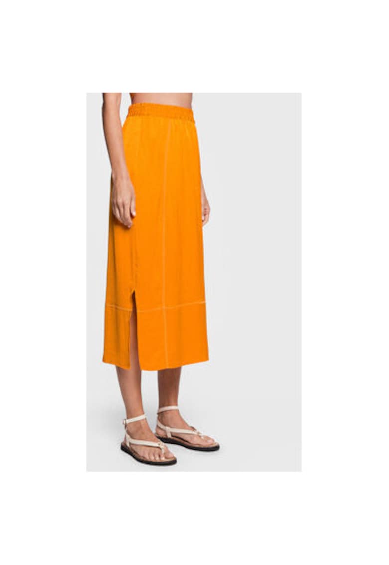 Fusta dama - 302490226 - Acetat - Portocaliu Fusta dama - 302490226 - Acetat - Portocaliu