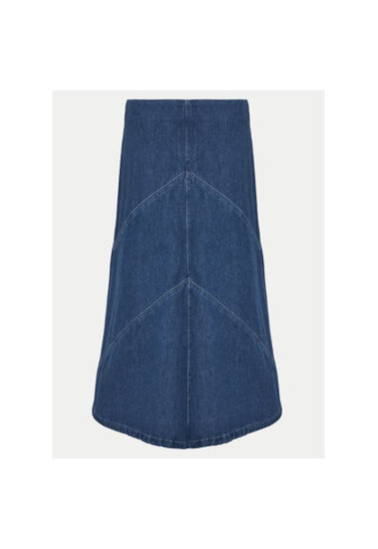 Fusta dama - 304453793 - Bumbac - Albastru Fusta dama - 304453793 - Bumbac - Albastru