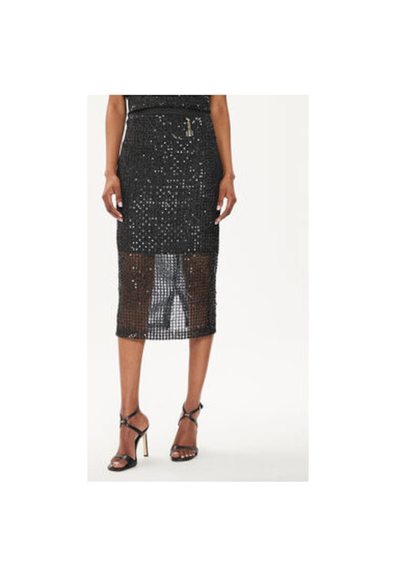 Fusta dama -  303690366 - Poliester - Negru