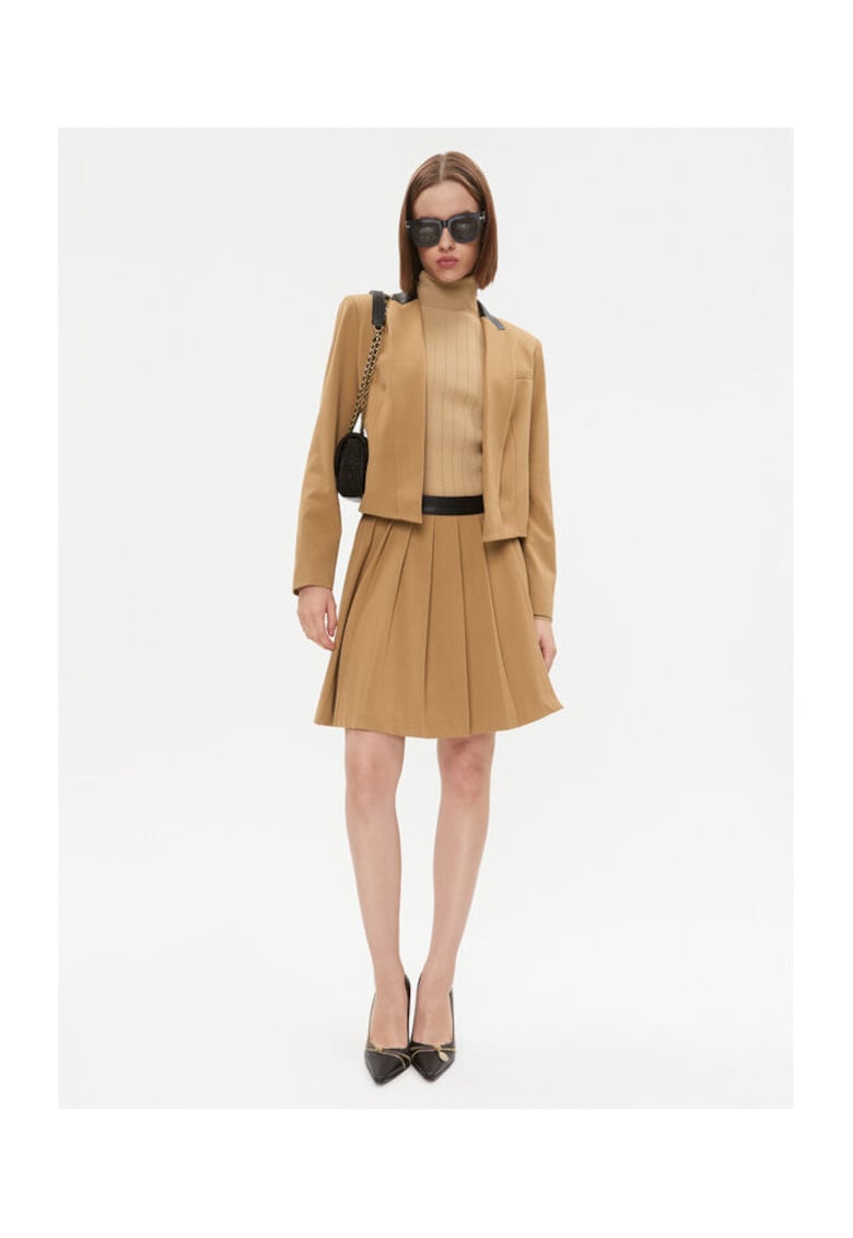 Fusta dama - 303208165 - Poliester/Viscoza - 36 EU - Maro