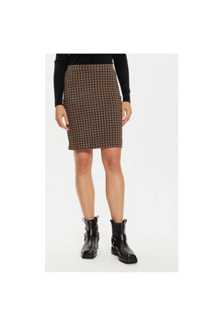 Fusta dama -  304422836 - Poliester/Viscoza - Maro Fusta dama -  304422836 - Poliester/Viscoza - Maro