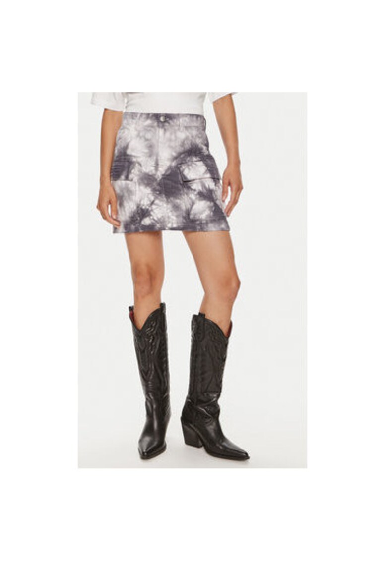 Fusta dama - 304354373 - Bumbac - Gri