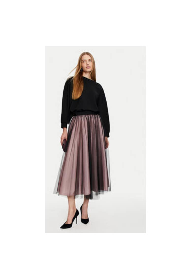 Fusta dama - 304831140 - Poliester - Negru - Negru