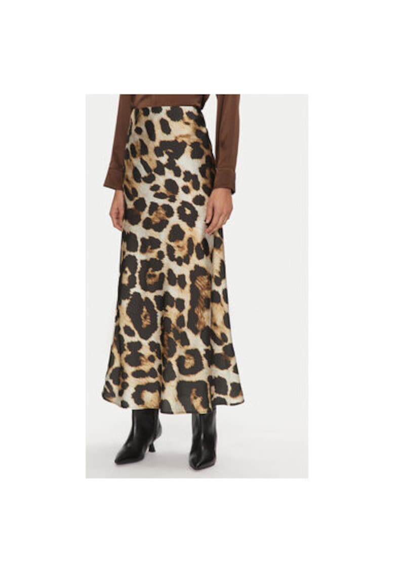 Fusta dama - 305002778 - Poliester - Maro - Maro