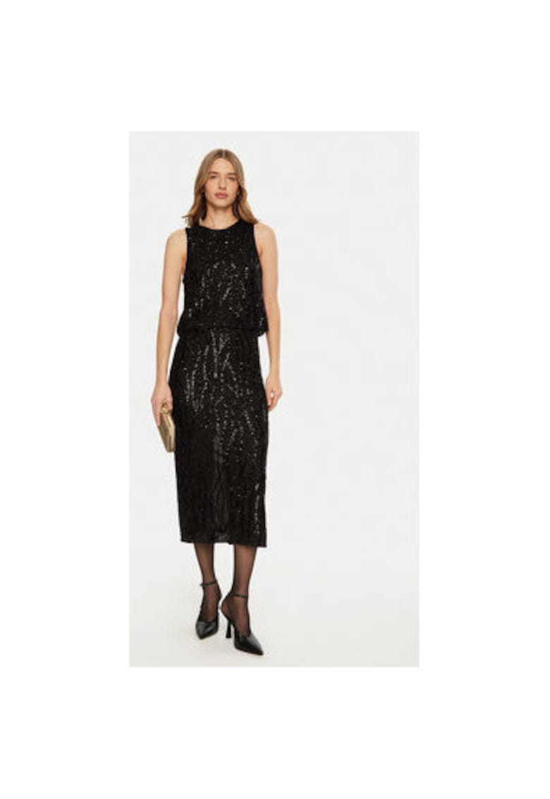 Fusta dama - 305104960 - Poliester - Negru - Negru