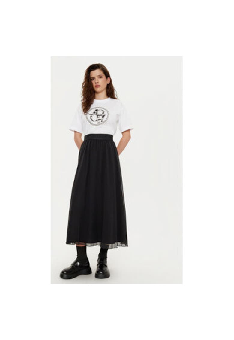 Fusta dama -  305183019 - Poliester reciclat - Negru