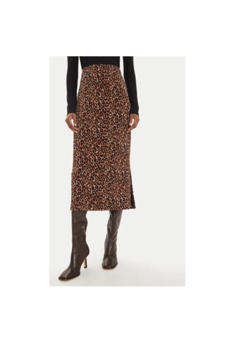 Fusta dama - 304524288 - Poliester - Maro