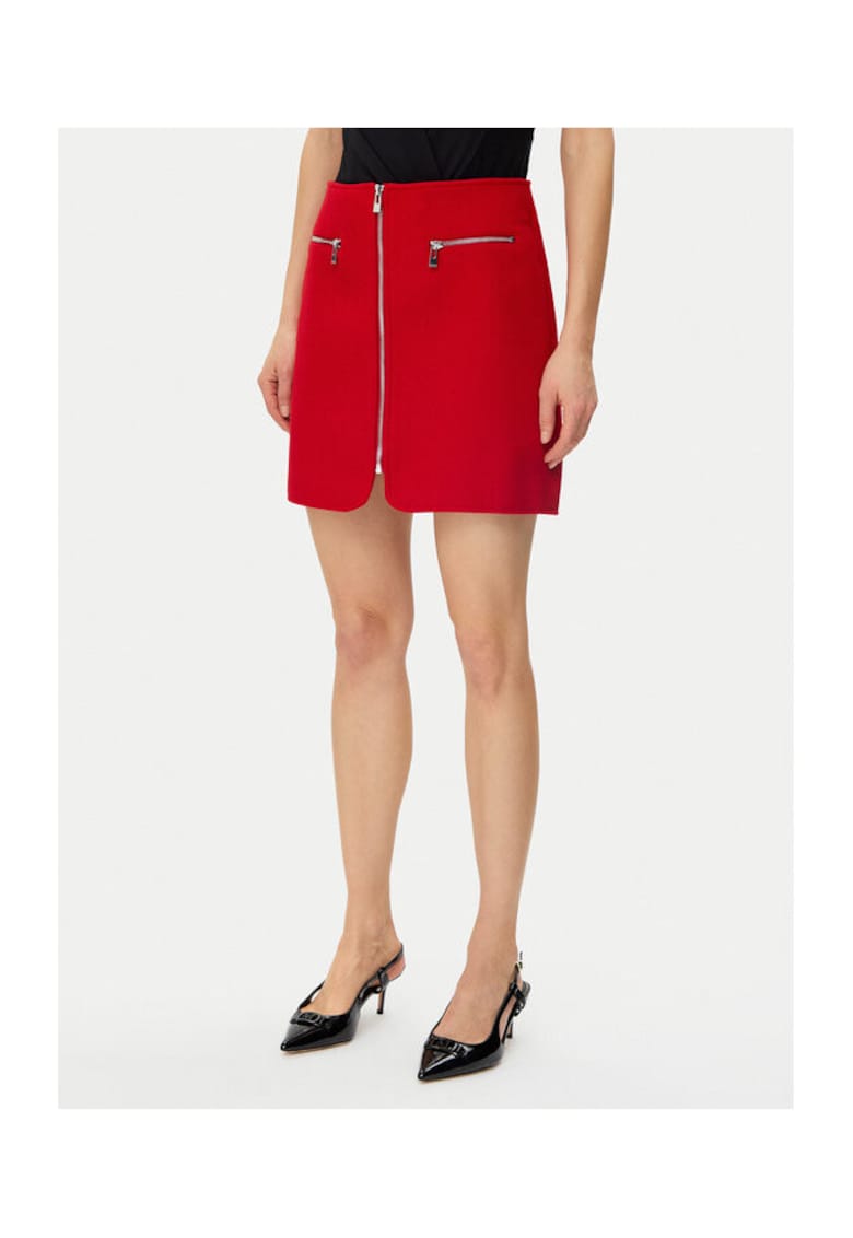 Fusta dama - 305253040 - Poliester - Negru - Negru