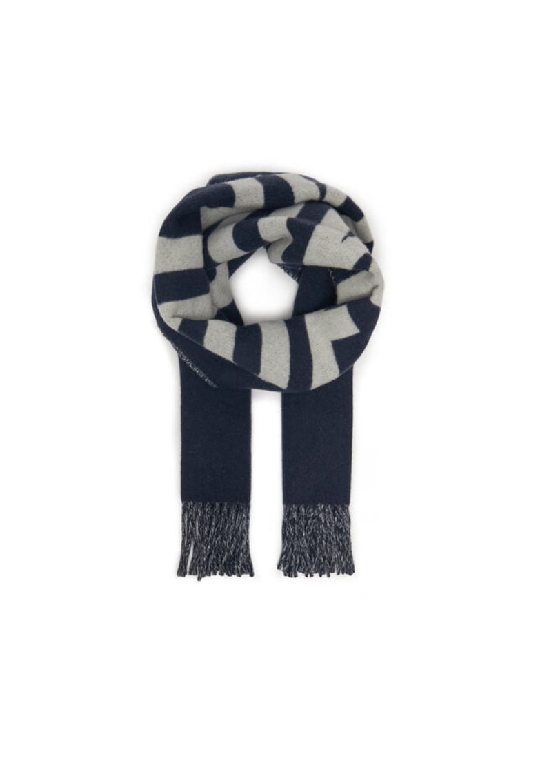 Fular dama - 305282088 - Lana - One Size INTL - Albastru