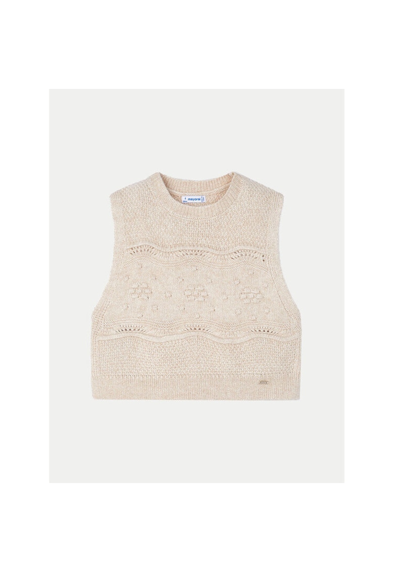 Vesta fete - 304320637 - Poliester/Viscoza - Bej - Bej