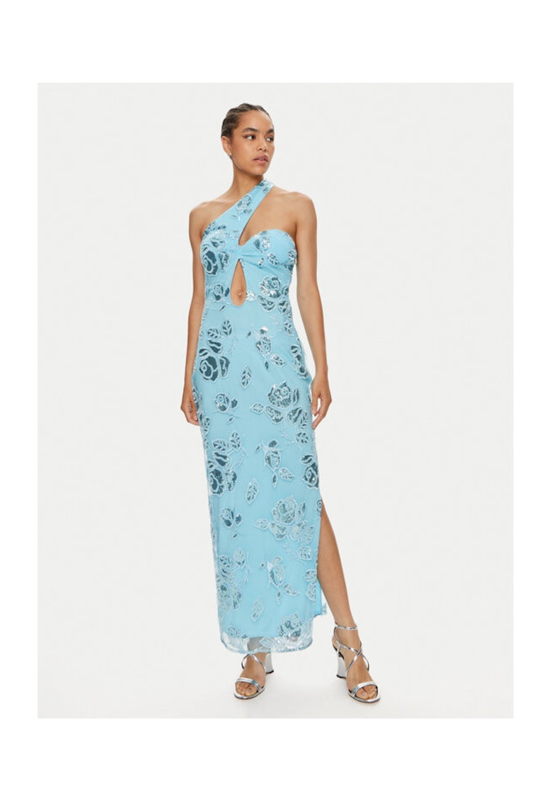 Rochie dama - 304471353 - Poliester reciclat - Albastru - Albastru