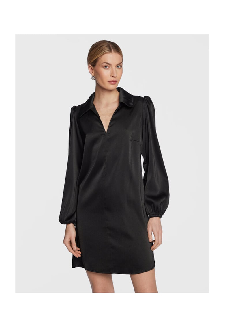 Rochie dama - 301553083 - Poliester reciclat/Poliester - Negru - Negru