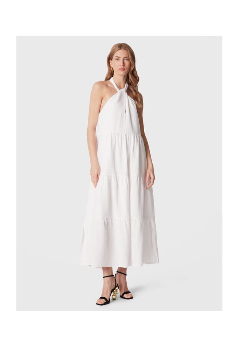 Rochie dama - 301895749 - Bumbac - Alb - Alb