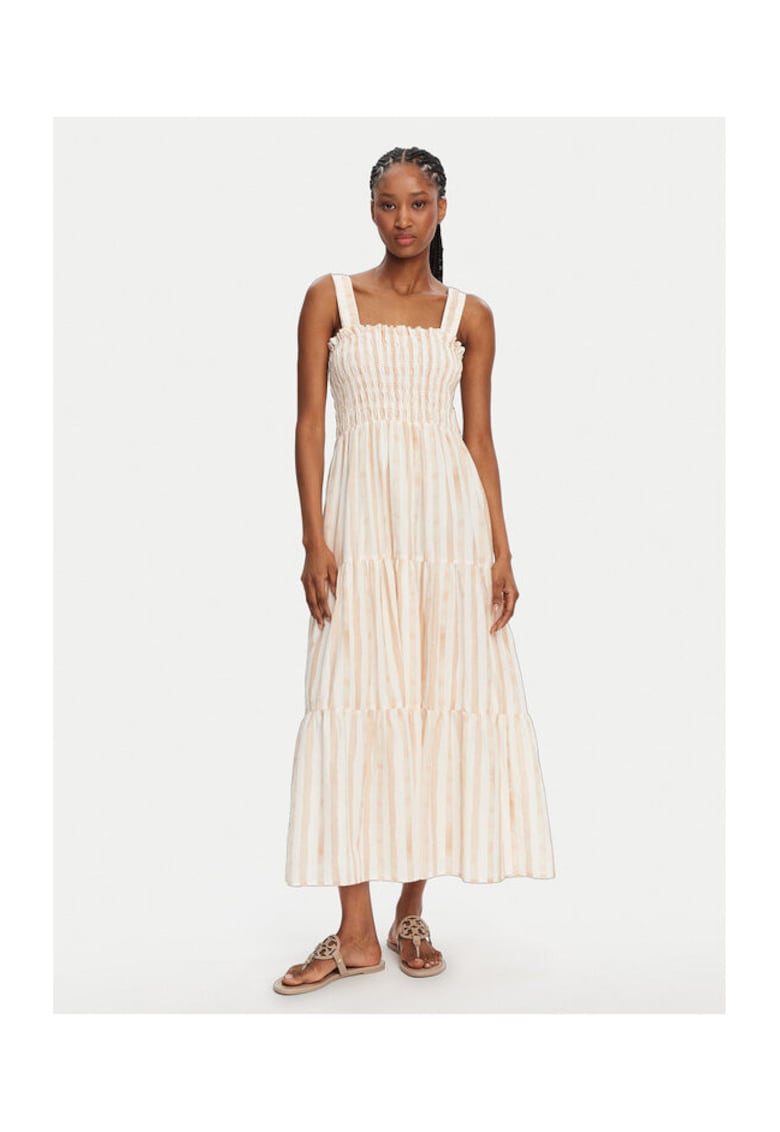 Rochie dama - 304990687 - Bumbac organic - Bej - Bej