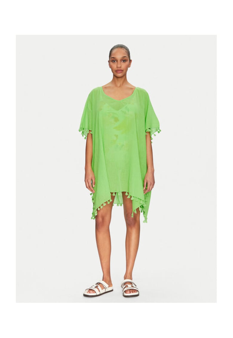Rochie dama - 304990656 - Bumbac - One Size INTL - Verde